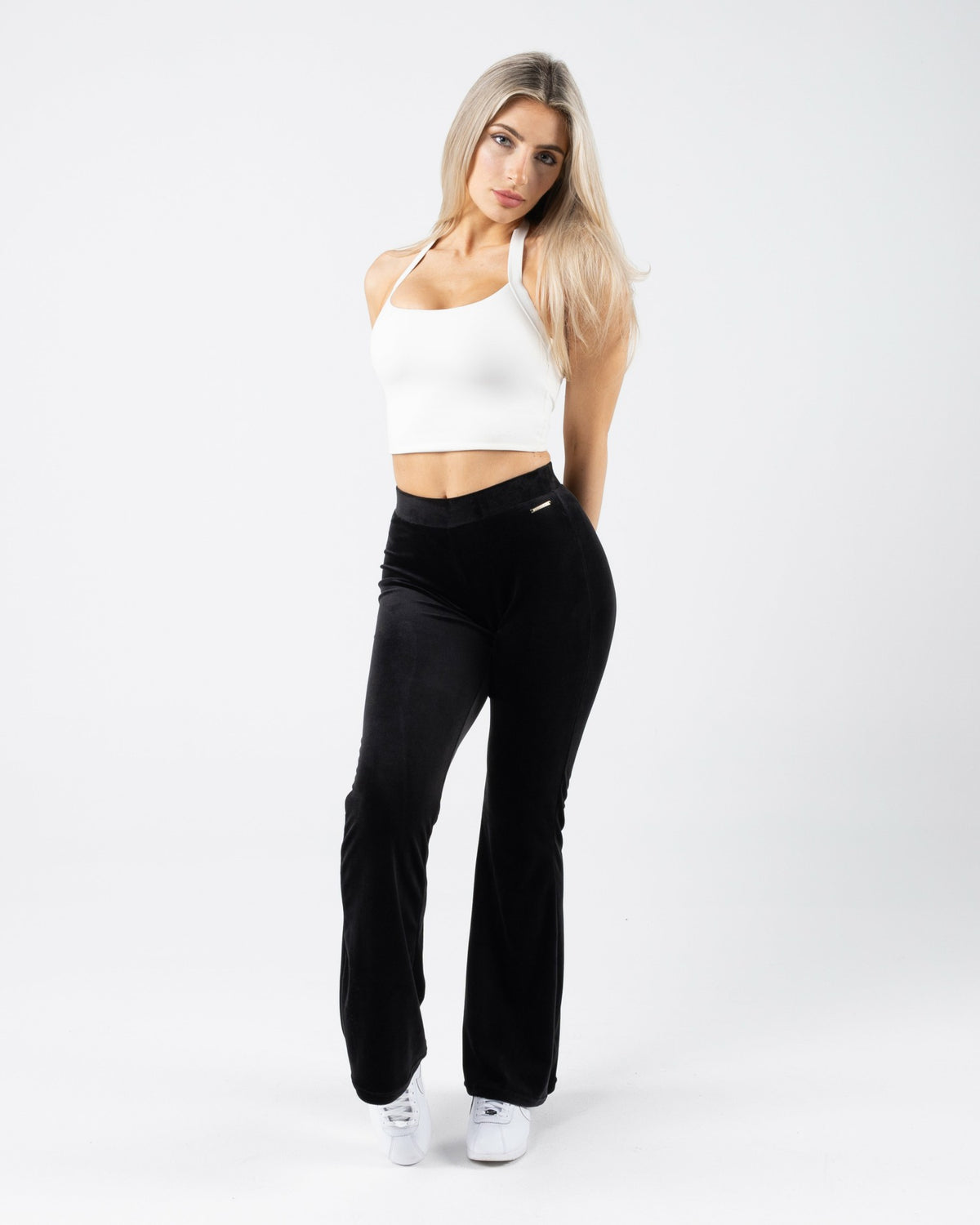 Velour Pant - Black - Workout Clothes For Women | Alphalete