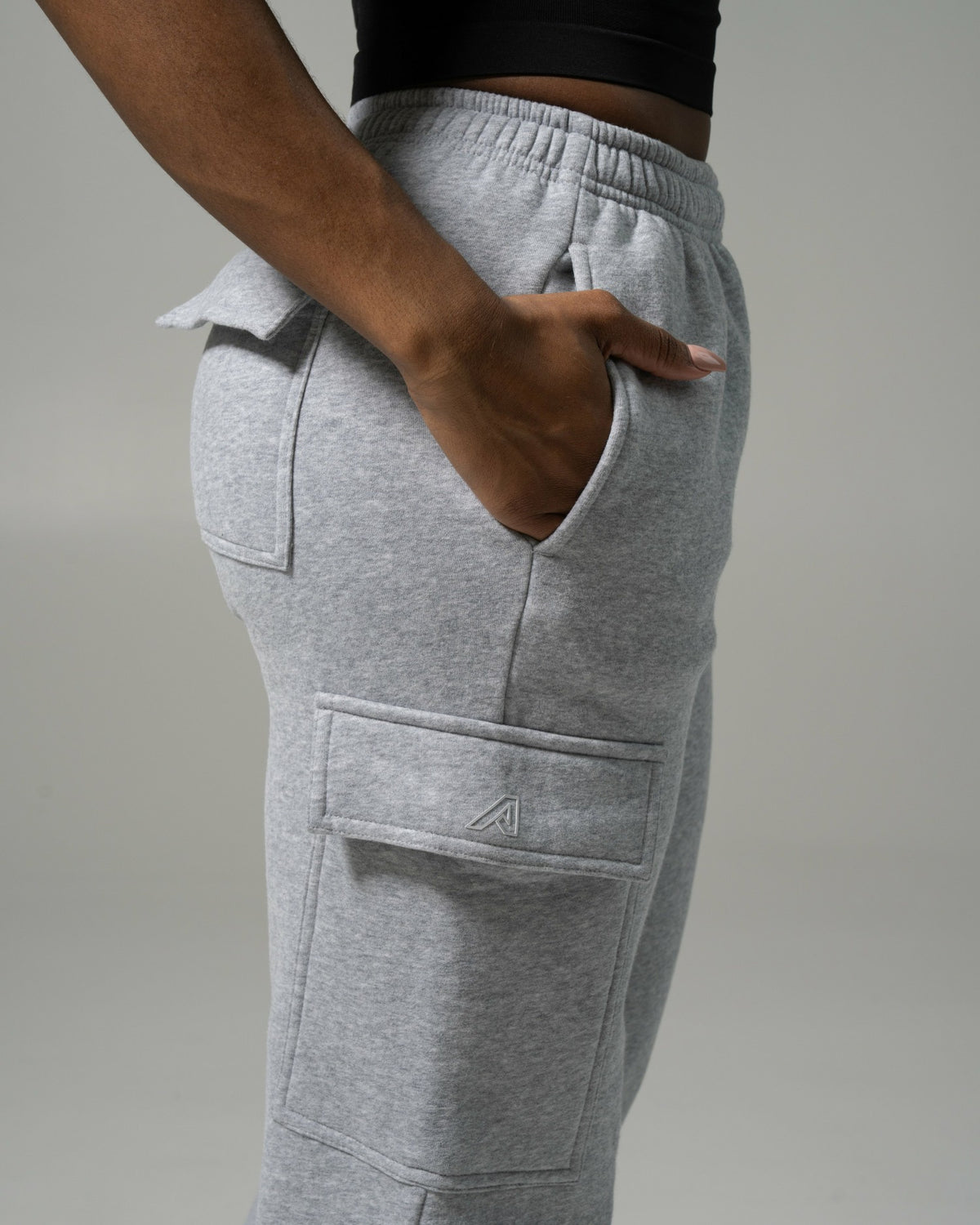 Staple Cargo Pant - Heather Grey | Alphalete