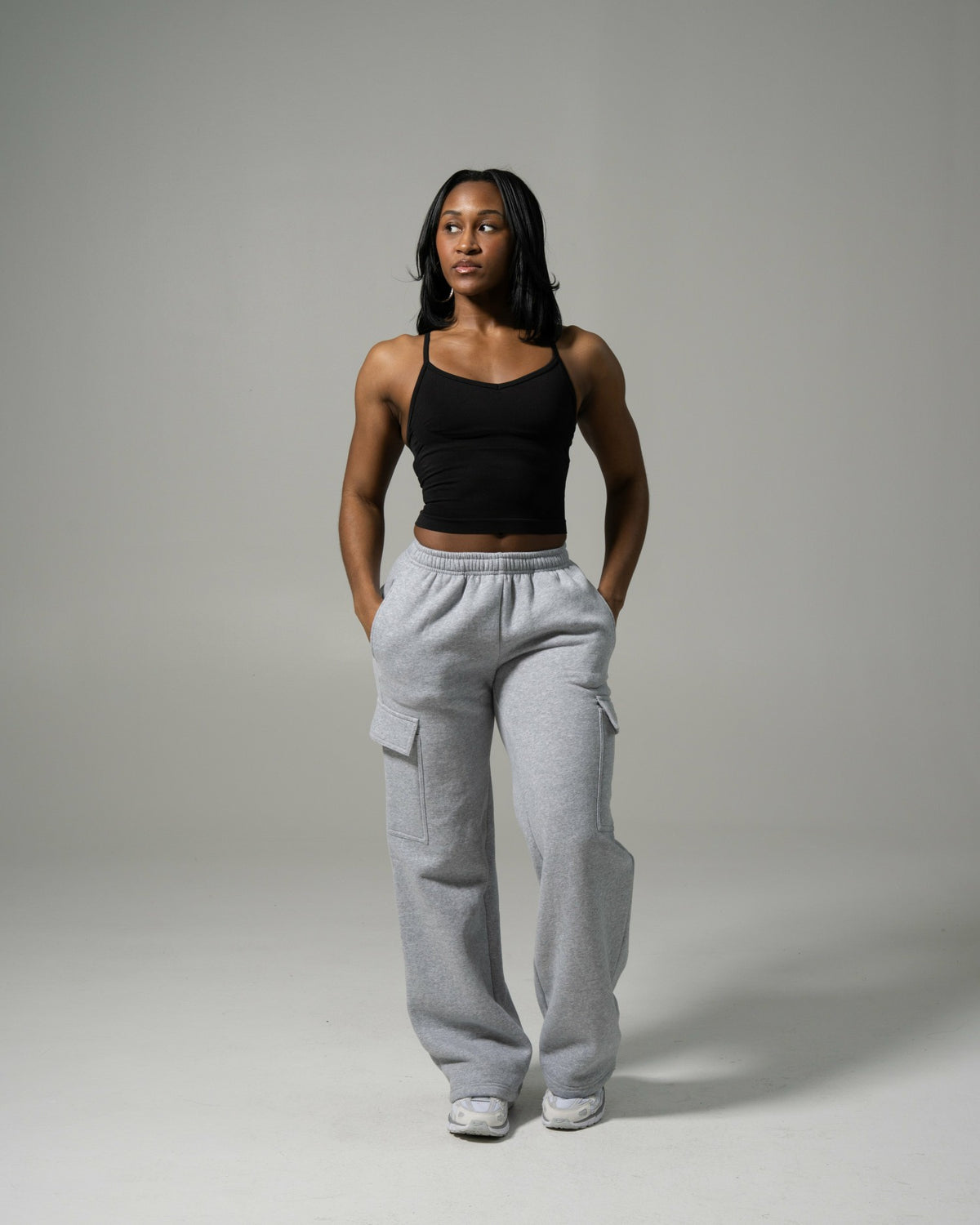 Staple Cargo Pant - Heather Grey | Alphalete