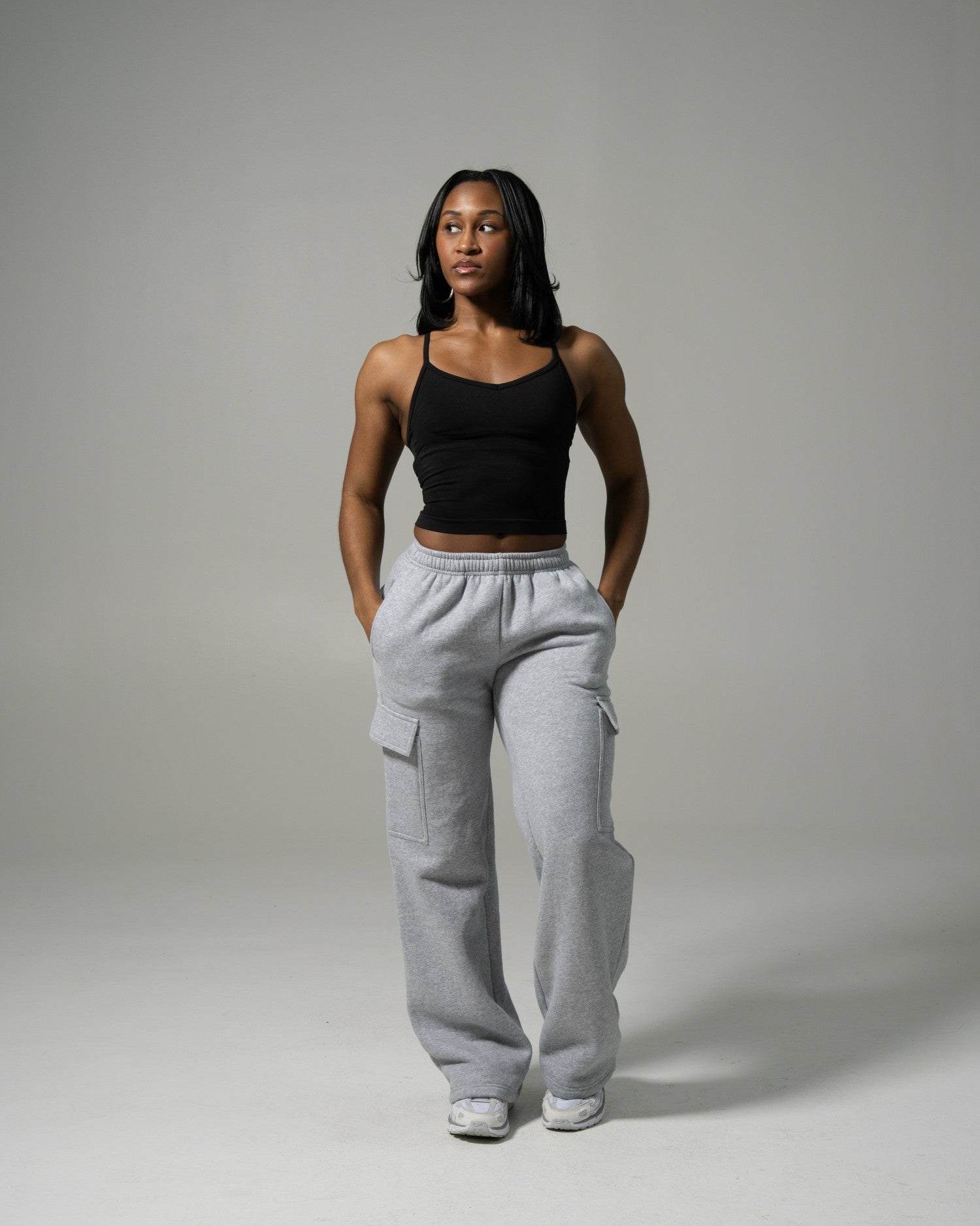 Staple Cargo Pant - Heather Grey | Alphalete