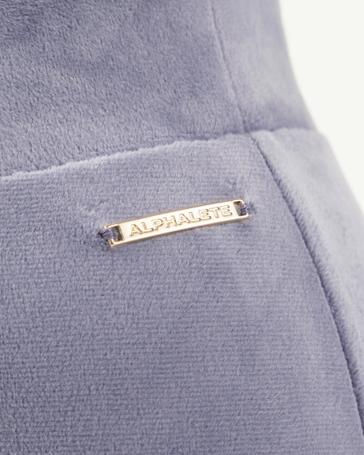 Velour Pant - Dusty Blue - Workout Clothes For Women | Alphalete