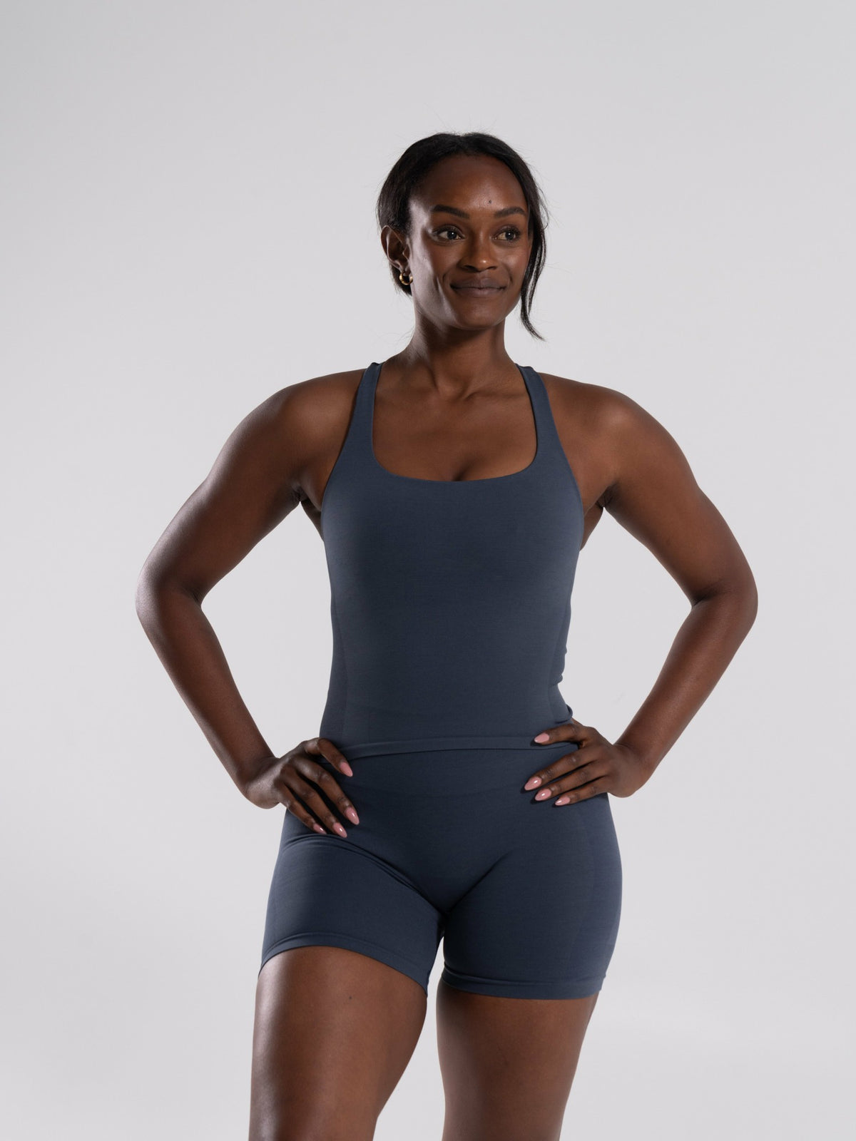Mirror Tank - Dusty Navy - Workout Clothes For Women | Alphalete