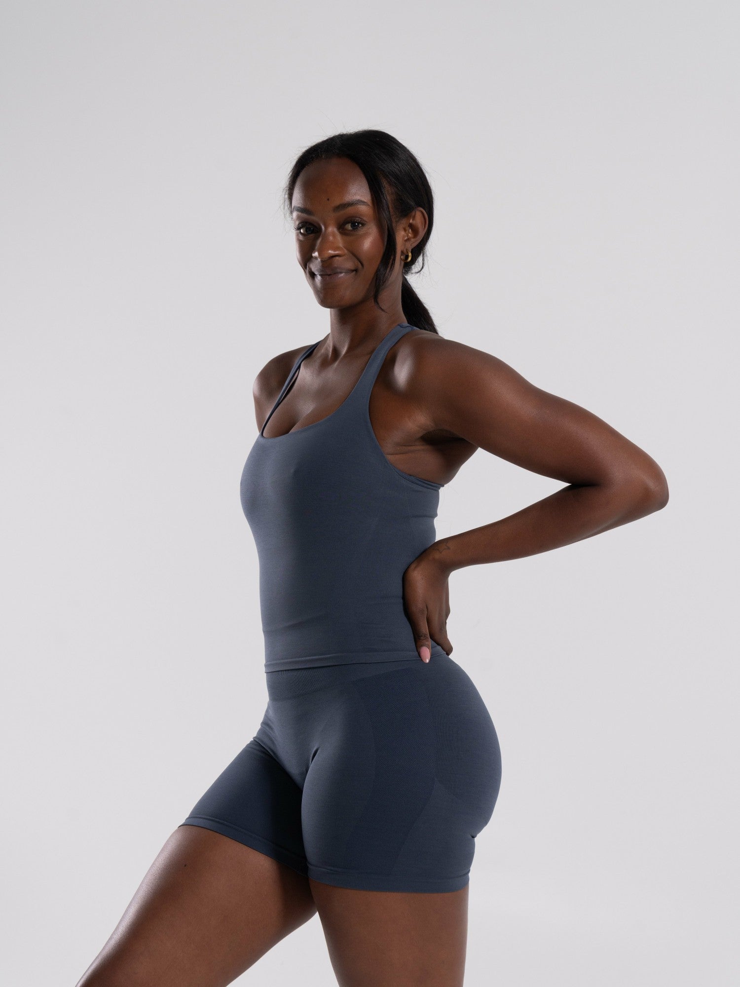 Mirror Tank - Dusty Navy - Workout Clothes For Women | Alphalete