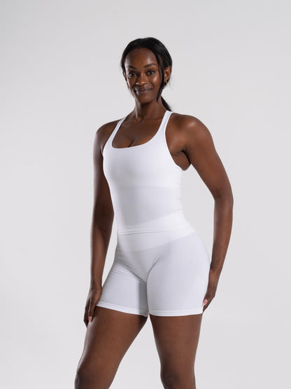 Mirror Tank - White - Workout Clothes For Women | Alphalete