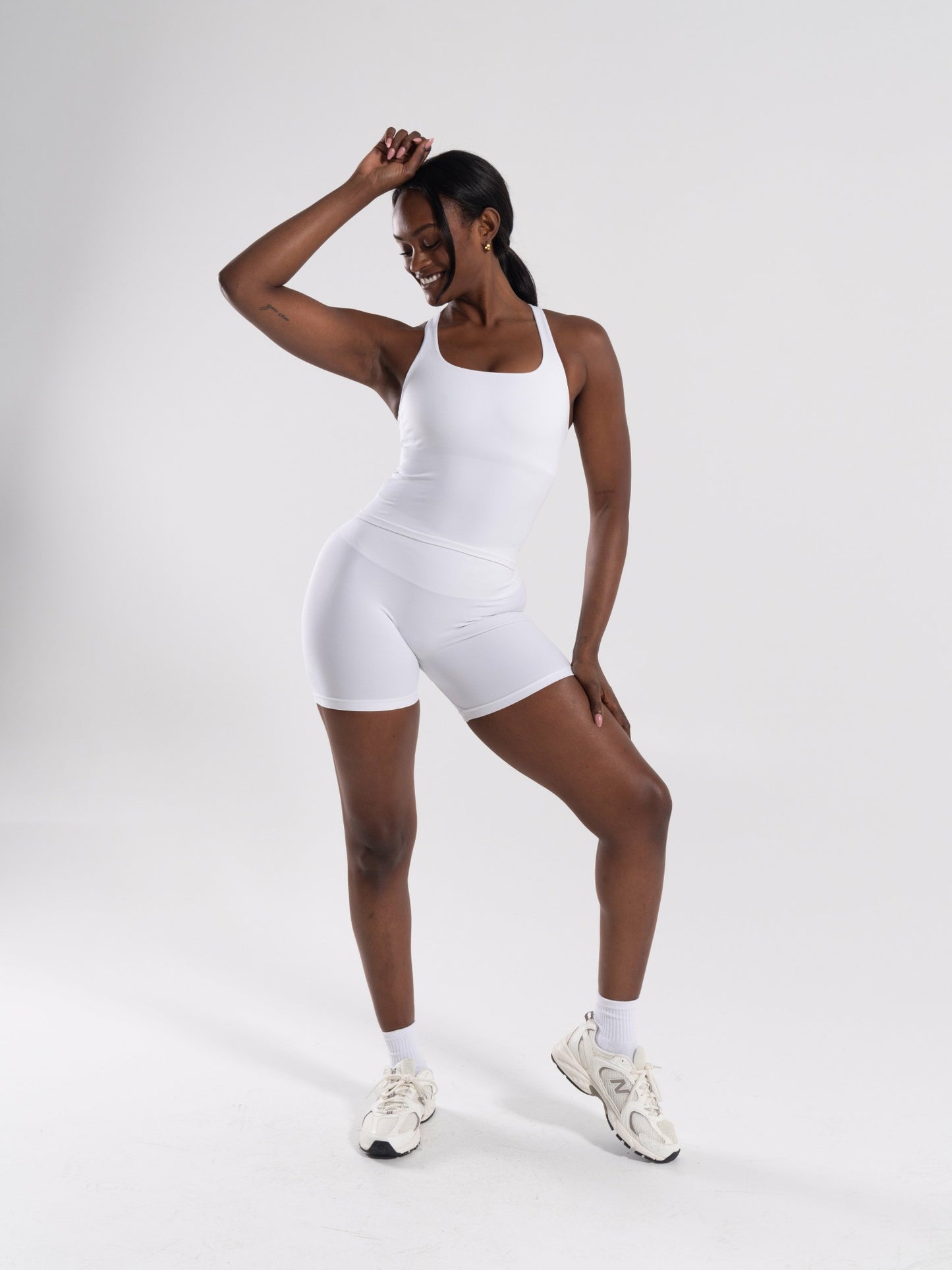 Mirror Tank - White - Workout Clothes For Women | Alphalete
