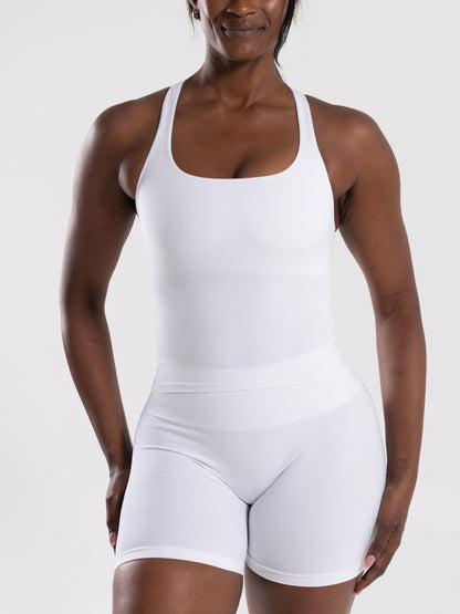 Mirror Tank - White - Workout Clothes For Women | Alphalete