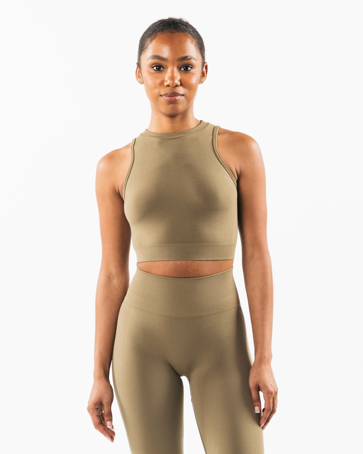 Stratus Crop Tank - Willow - Workout Clothes For Women | Alphalete