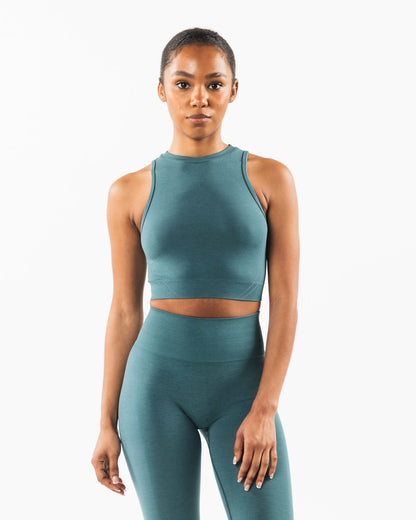 Stratus Crop Tank - Ocean - Workout Clothes For Women | Alphalete
