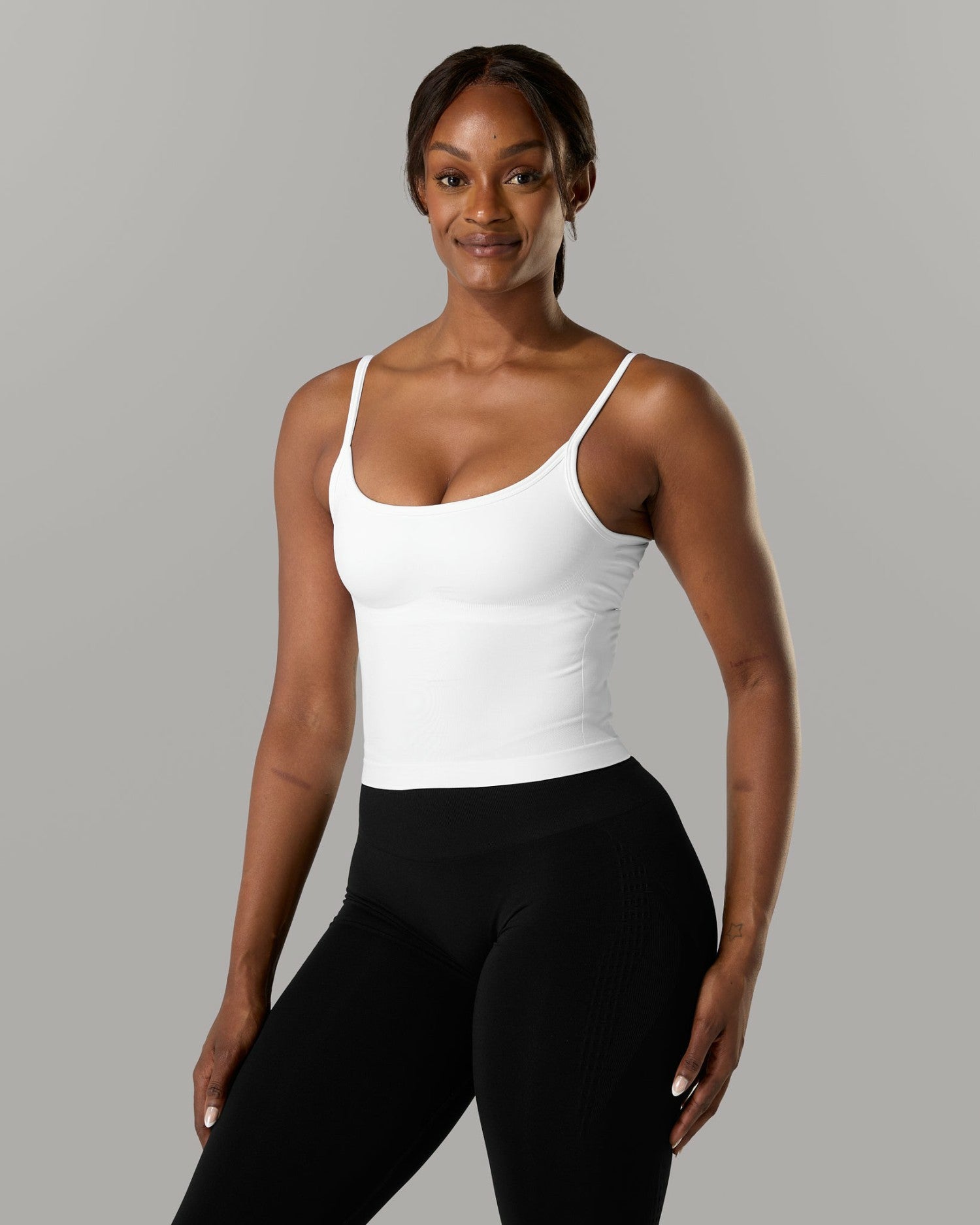 Push Tank - White - Workout Clothes For Women | Alphalete