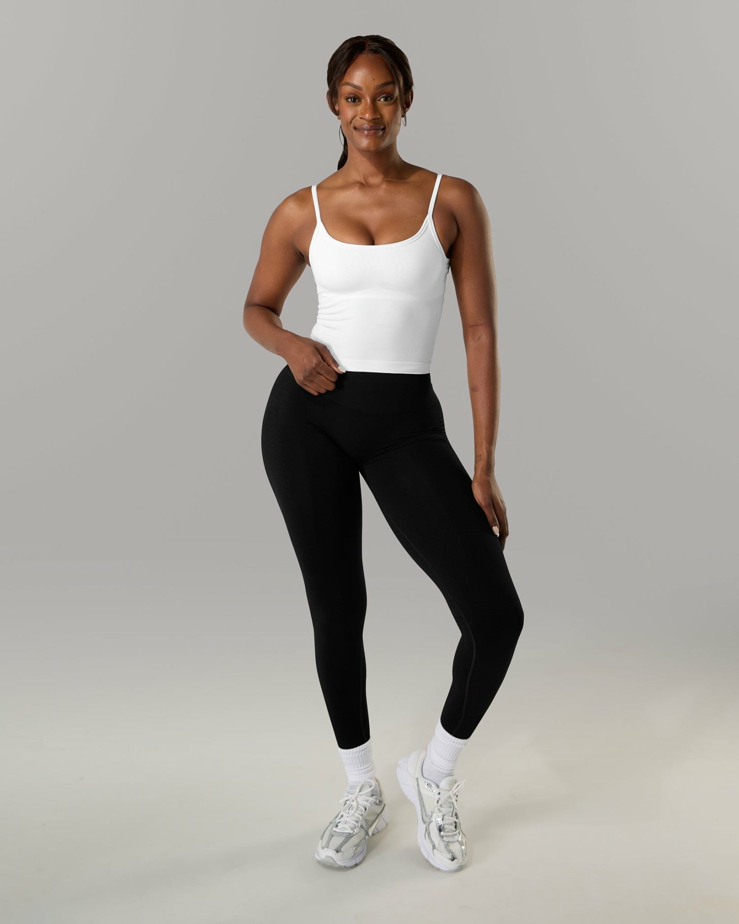 Push Tank - White - Workout Clothes For Women | Alphalete