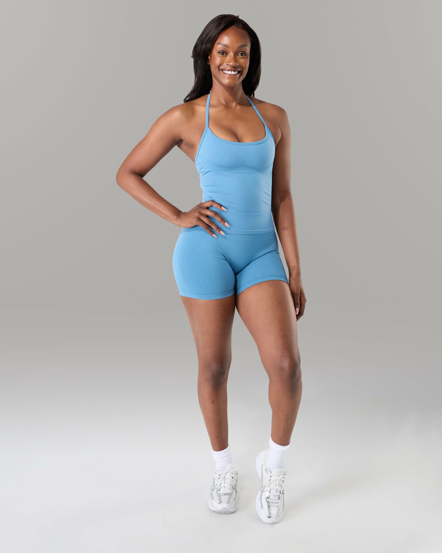Halter Push Tank - Coastal Blue | Alphalete