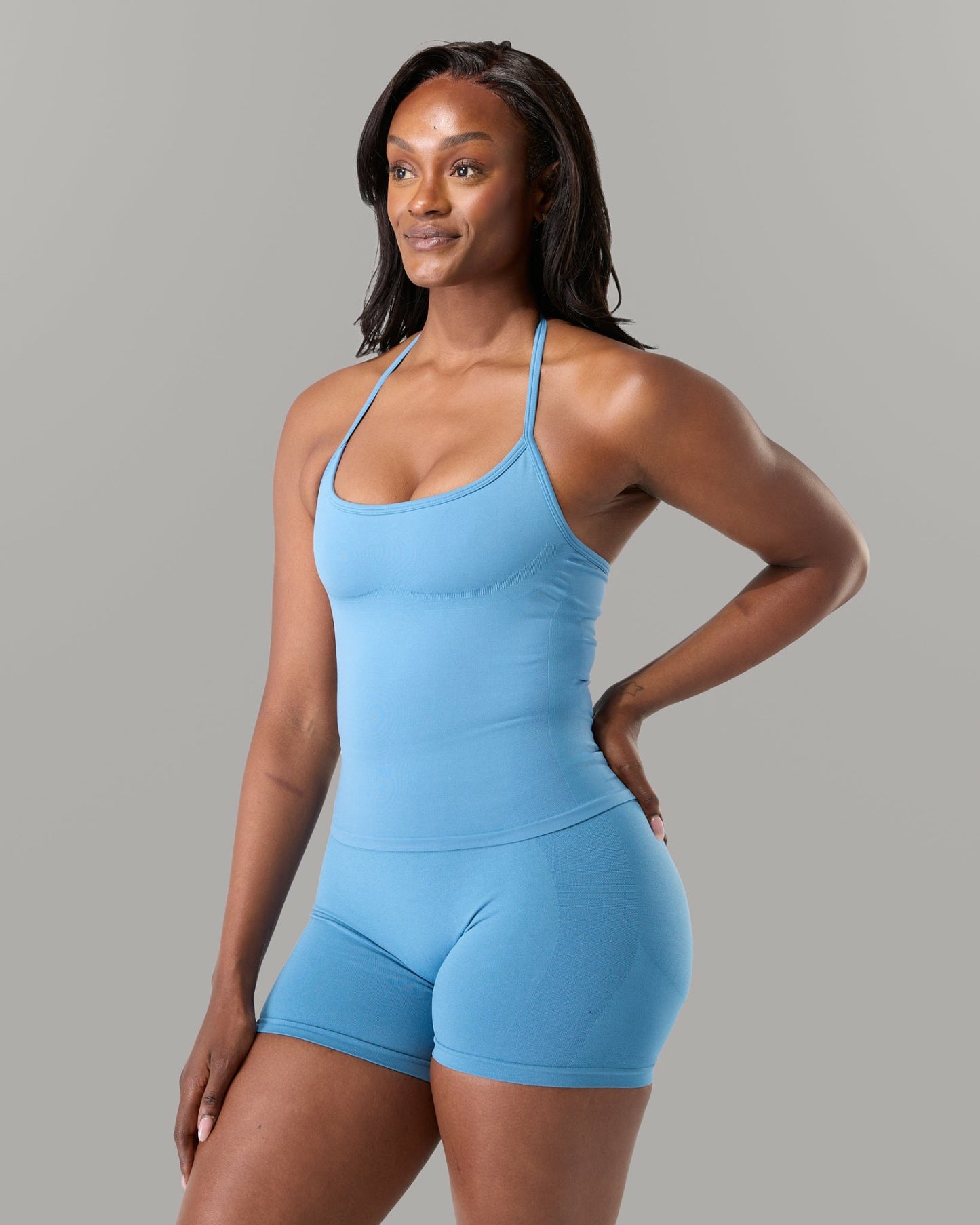 Halter Push Tank - Coastal Blue | Alphalete
