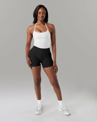 Halter Push Tank - White - Workout Clothes For Women | Alphalete