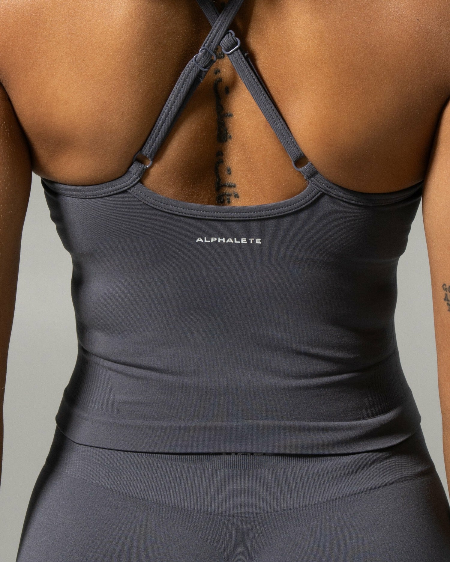 Crossed Push Tank - Thunderstorm | Alphalete