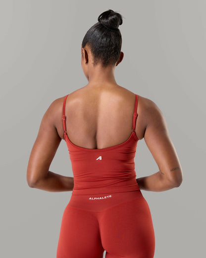 Push Tank - Brick - Workout Clothes For Women | Alphalete
