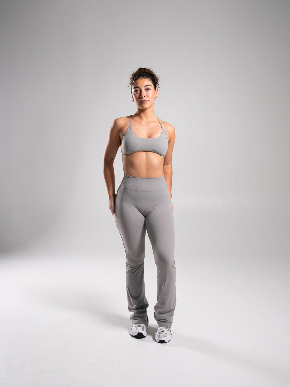 Aura Ultra-High Rise Flared Pant - Nickel | Alphalete