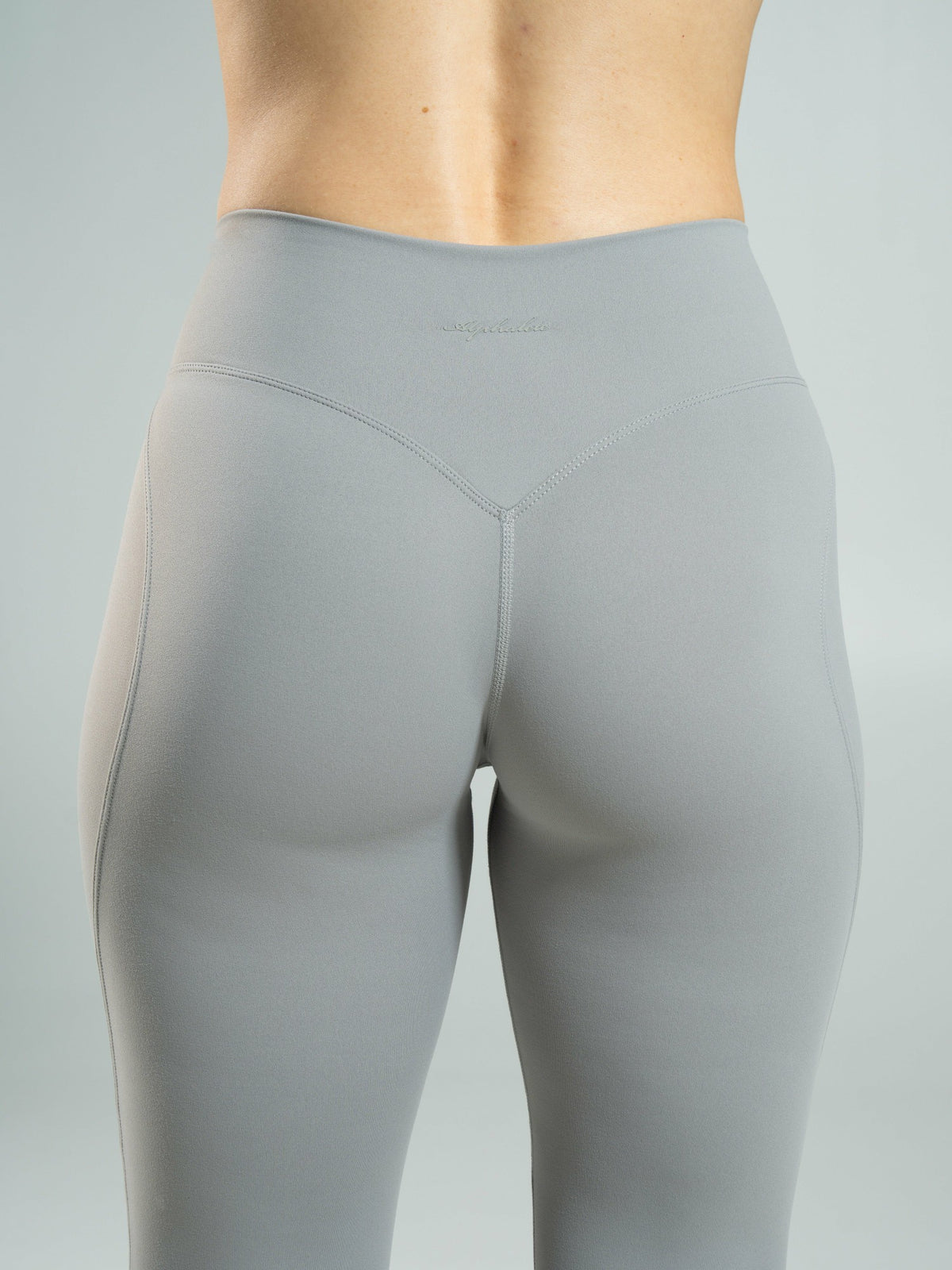 Aura Ultra-High Rise Flared Pant Long - Nickel | Alphalete