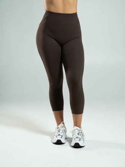 Aura Ultra-High Rise Capri - Walnut | Alphalete