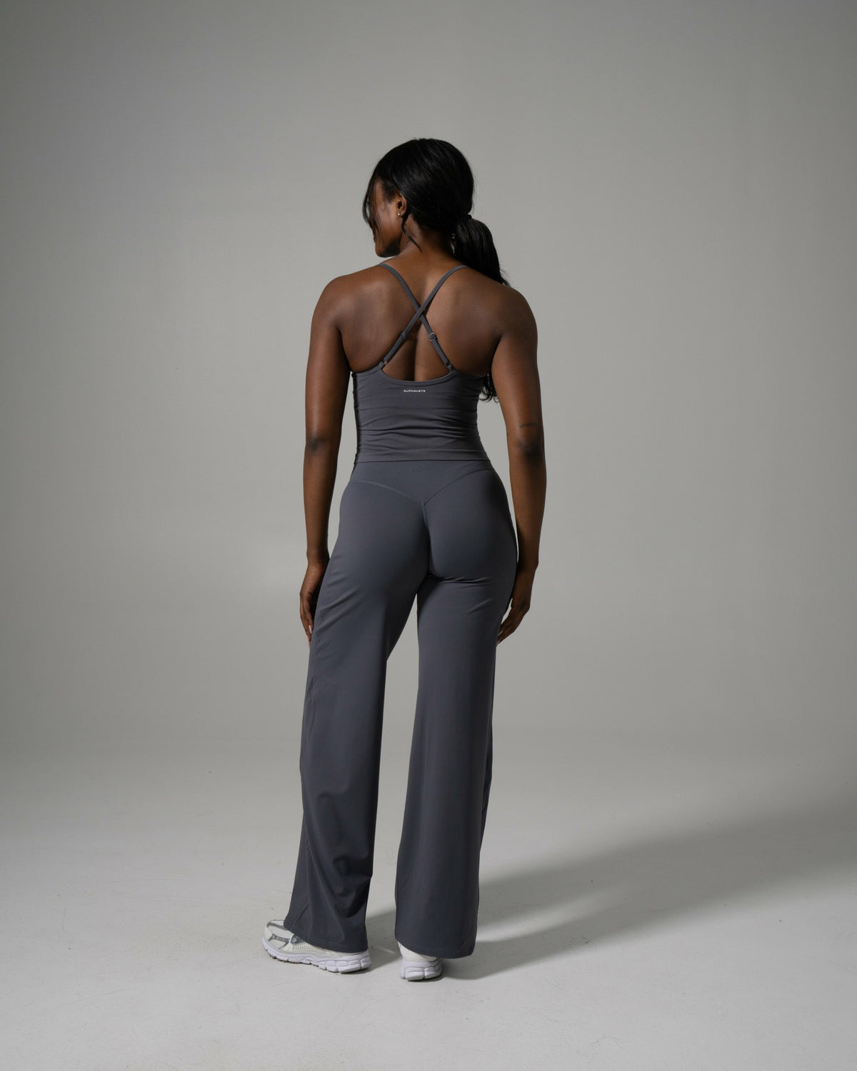 Aura Wide Leg Pant Long - Thunderstorm | Alphalete