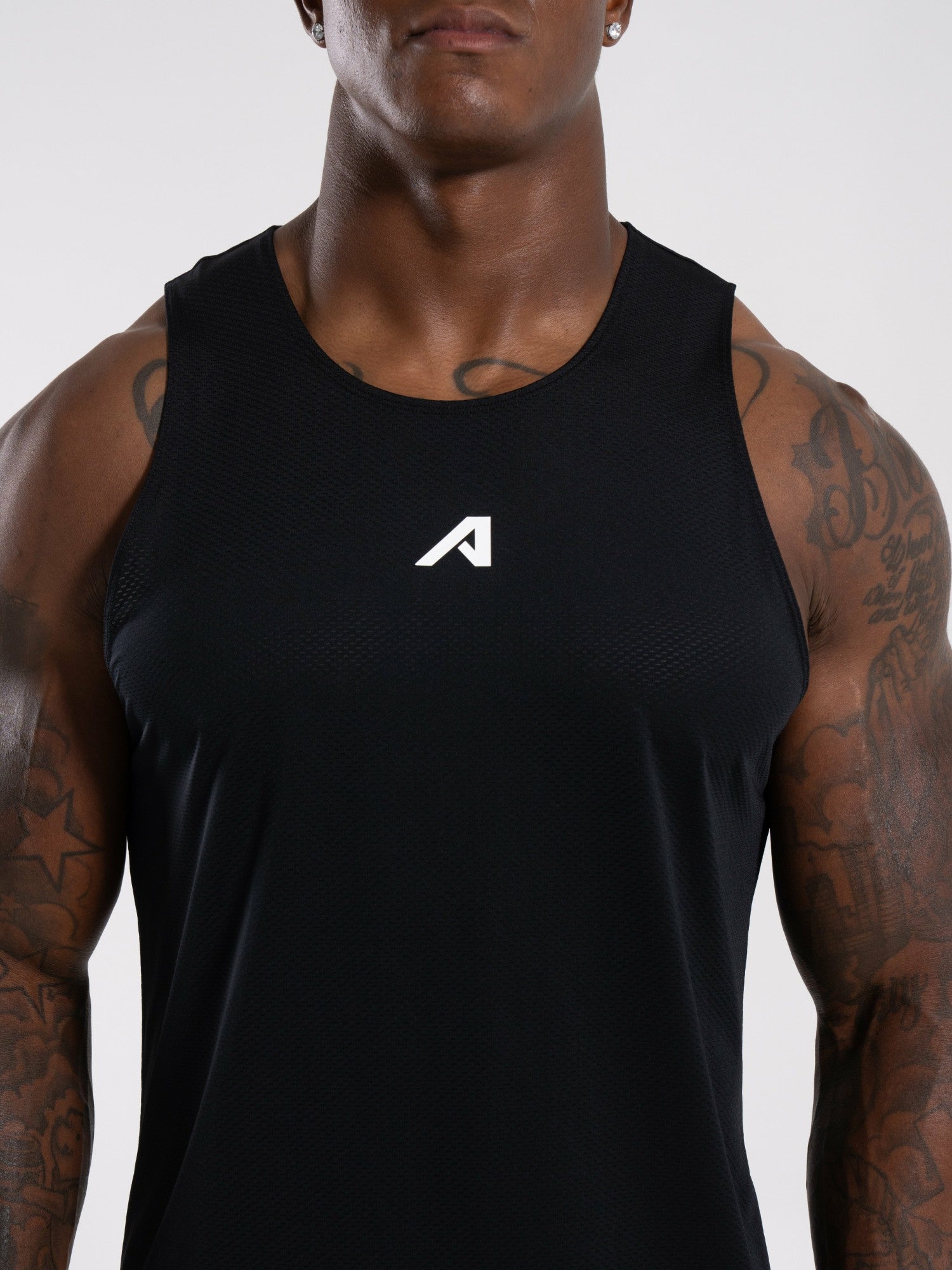 Base Cutoff - Black - Mens Workout Tee | Alphalete