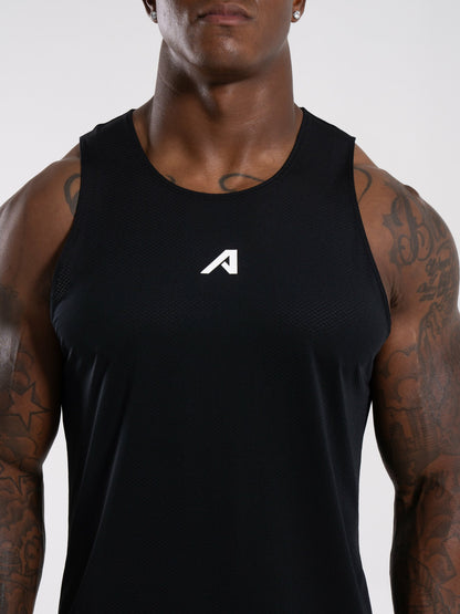 Base Cutoff - Black - Mens Workout Tee | Alphalete