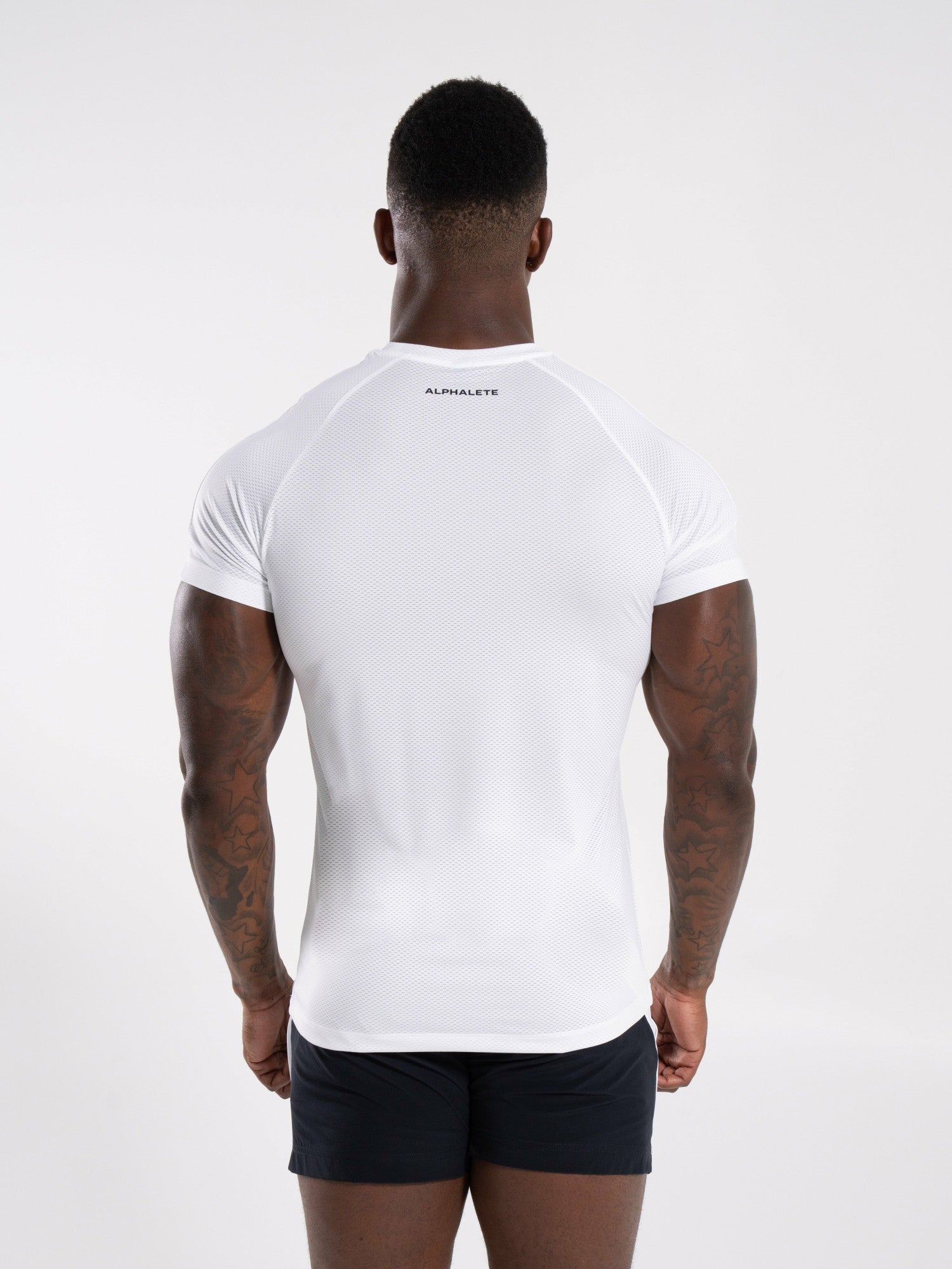 Base Tee - White - Mens Workout Tee | Alphalete