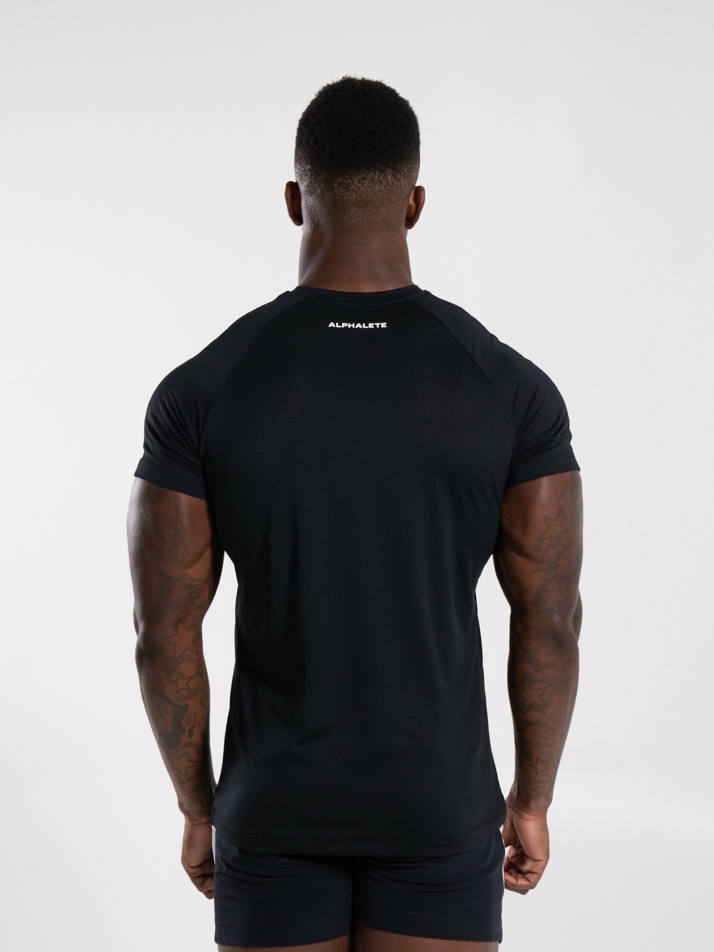 Base Tee - Black - Mens Workout Tee | Alphalete