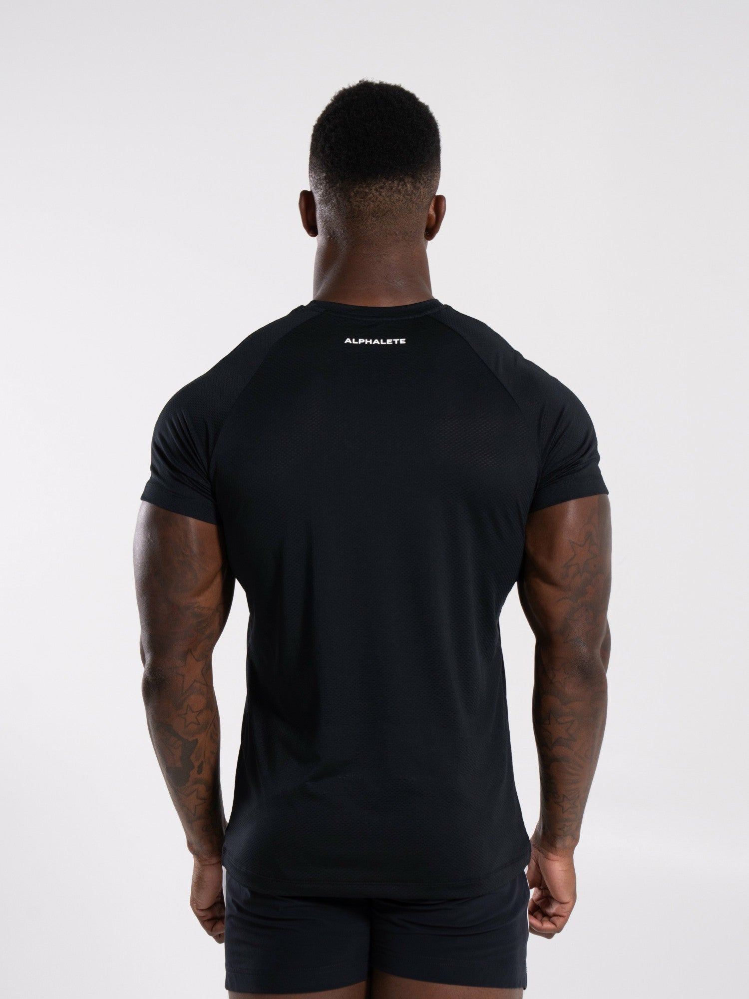 Base Tee - Black - Mens Workout Tee | Alphalete