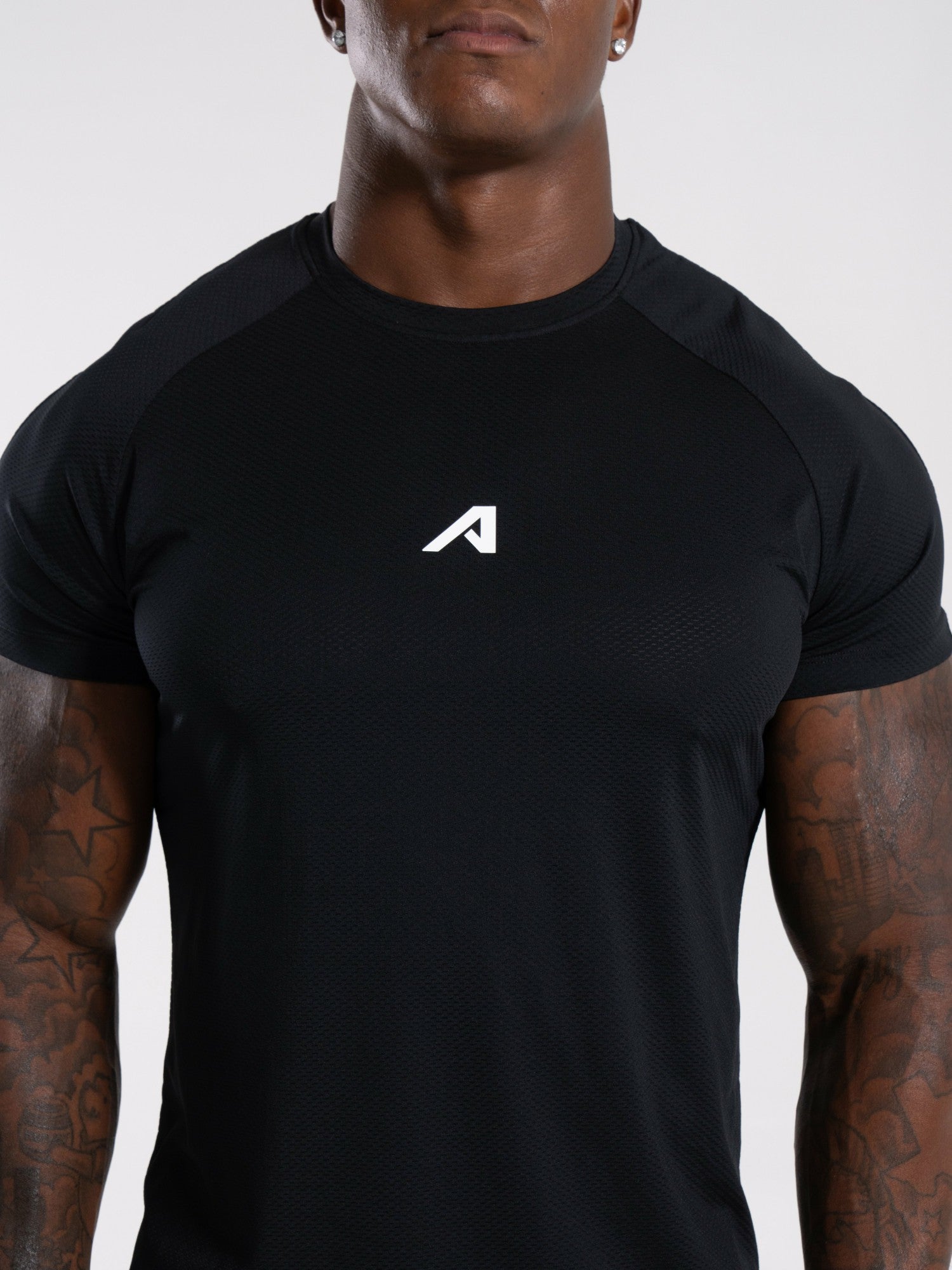 Base Tee - Black - Mens Workout Tee | Alphalete