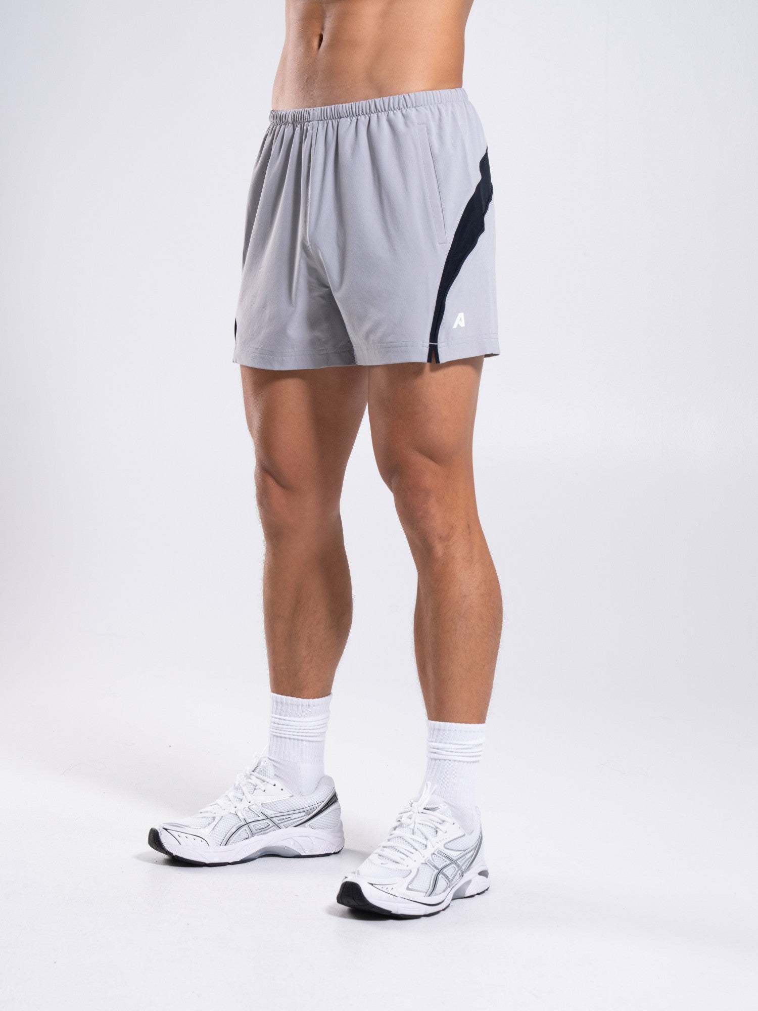 Dynamic Panel Short - Chrome - Men's Athletic Shorts | Alphalete