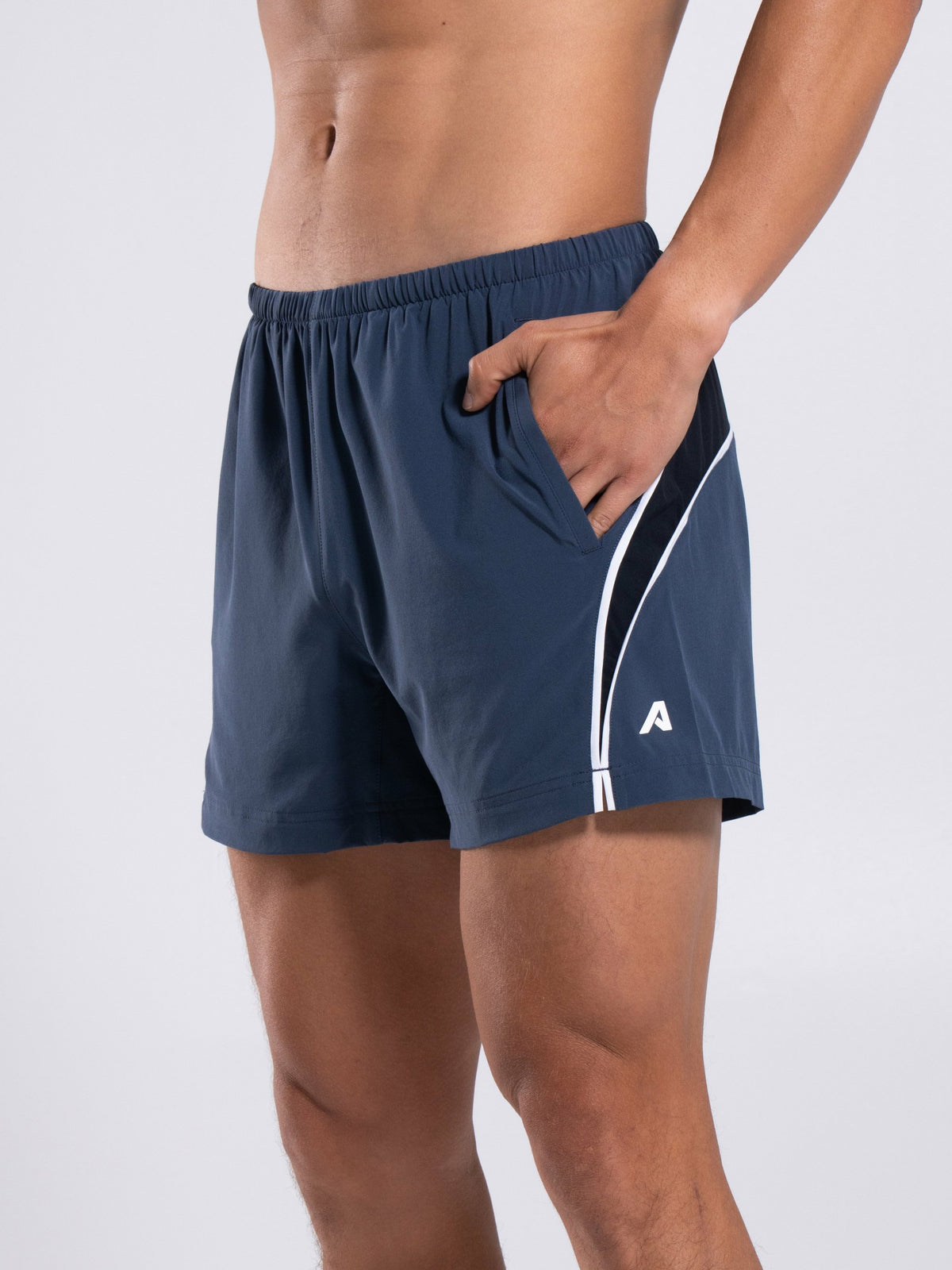 Dynamic Panel Short - Deep Navy - Men's Athletic Shorts | Alphalete