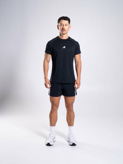 Dynamic Panel Short - Black / White | Alphalete