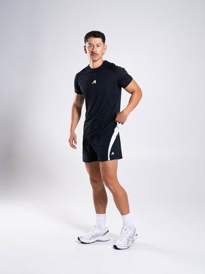 Dynamic Panel Short - Black / White | Alphalete