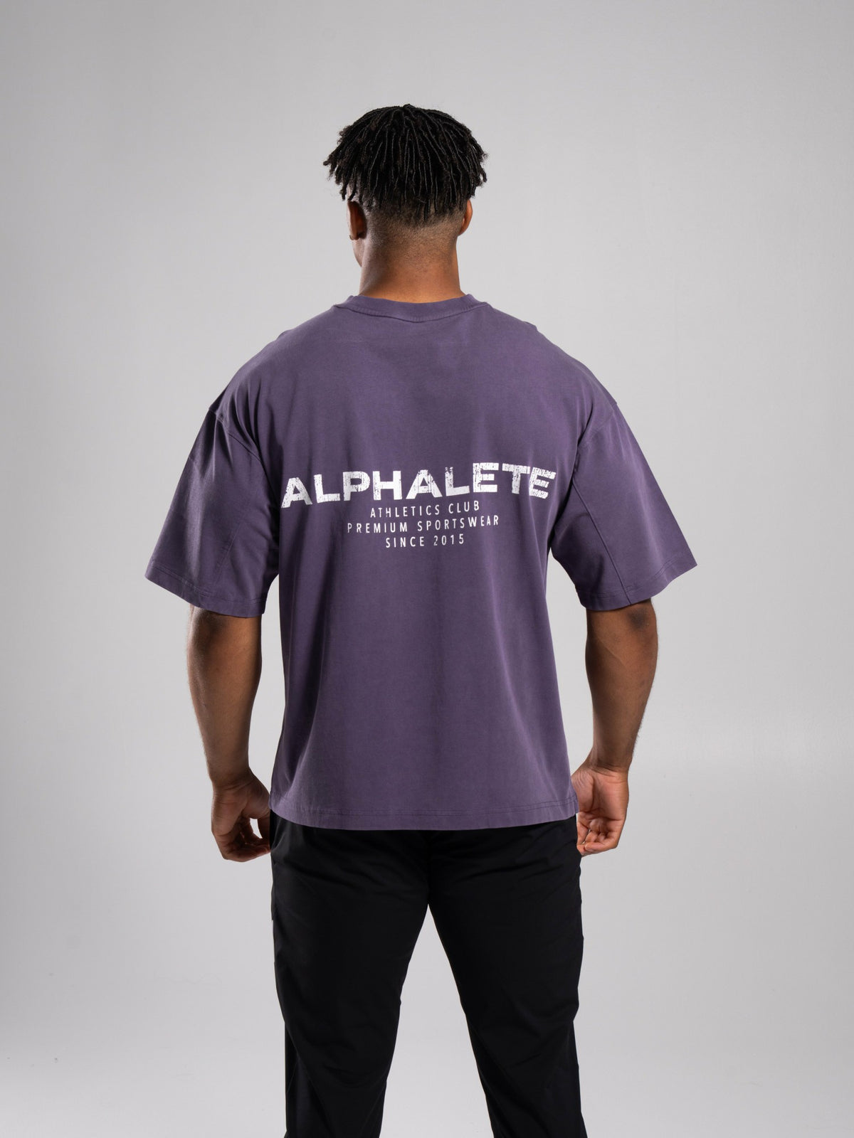 Stone Wash Alpha Tee - Shade - Mens Workout Tee | Alphalete