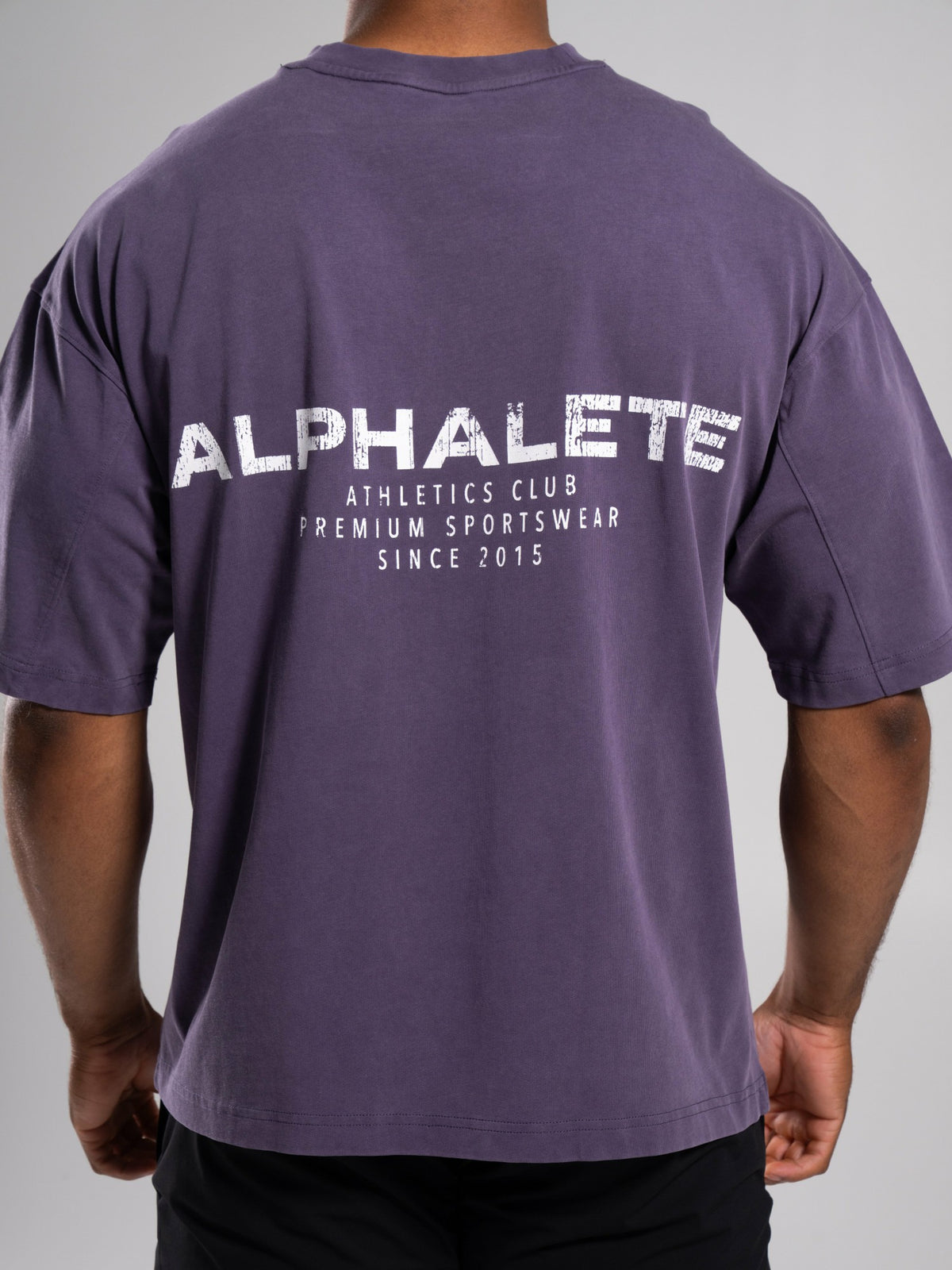 Stone Wash Alpha Tee - Shade - Mens Workout Tee | Alphalete