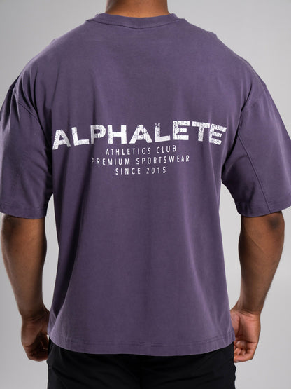 Stone Wash Alpha Tee - Shade - Mens Workout Tee | Alphalete
