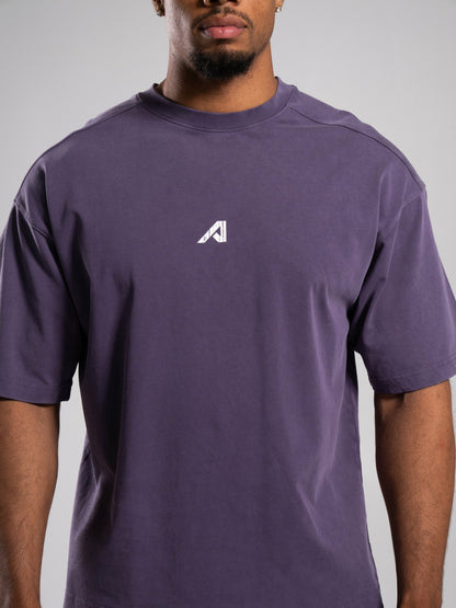 Stone Wash Alpha Tee - Shade - Mens Workout Tee | Alphalete