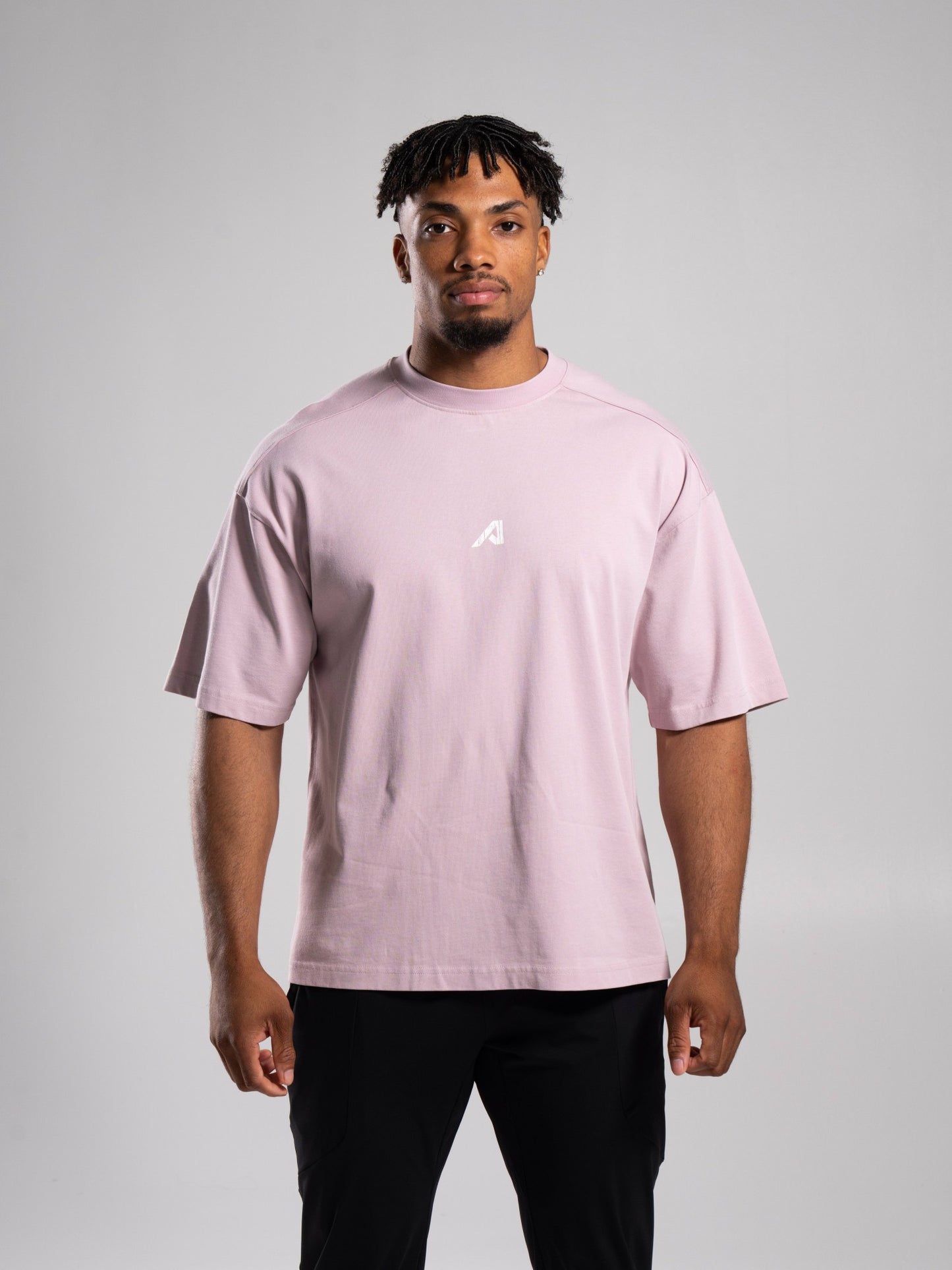 Stone Wash Alpha Tee - Rosewood - Mens Workout Tee | Alphalete