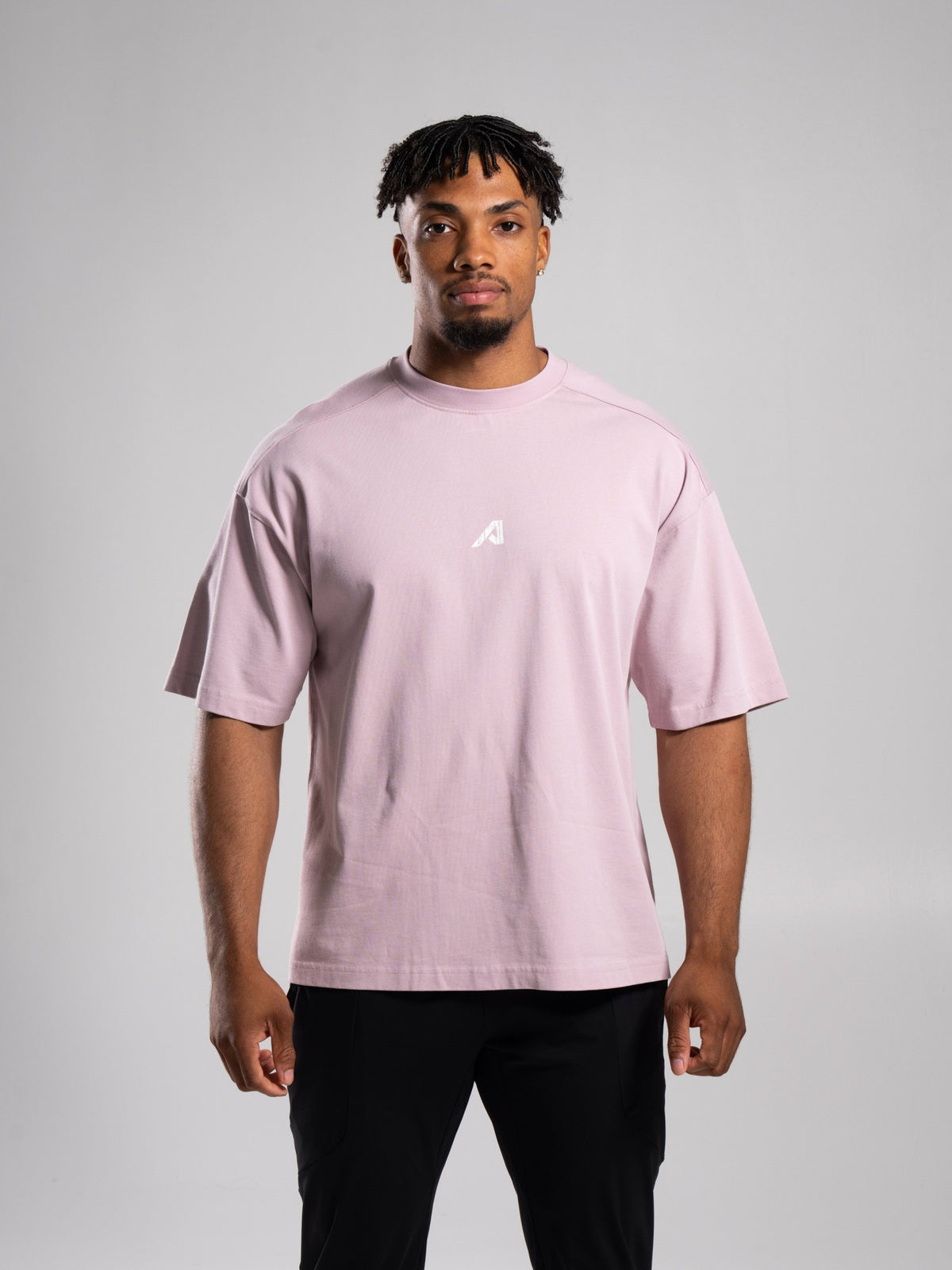 Stone Wash Alpha Tee - Rosewood - Mens Workout Tee | Alphalete