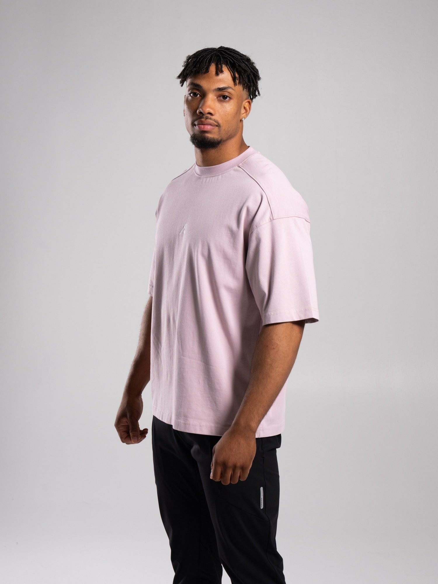 Stone Wash Alpha Tee - Rosewood - Mens Workout Tee | Alphalete