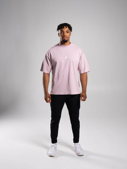 Stone Wash Alpha Tee - Rosewood - Mens Workout Tee | Alphalete