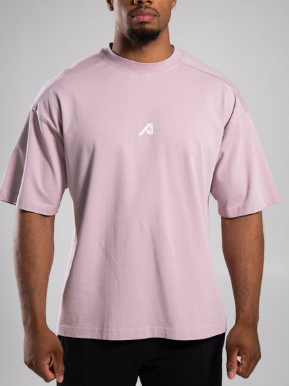 Stone Wash Alpha Tee - Rosewood - Mens Workout Tee | Alphalete