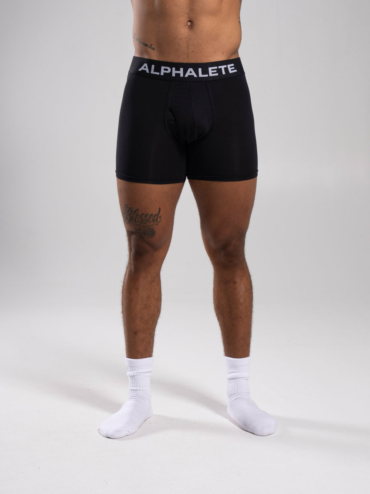 Core Boxer Brief 3pk - Black - Men Workout Clothes | Alphalete