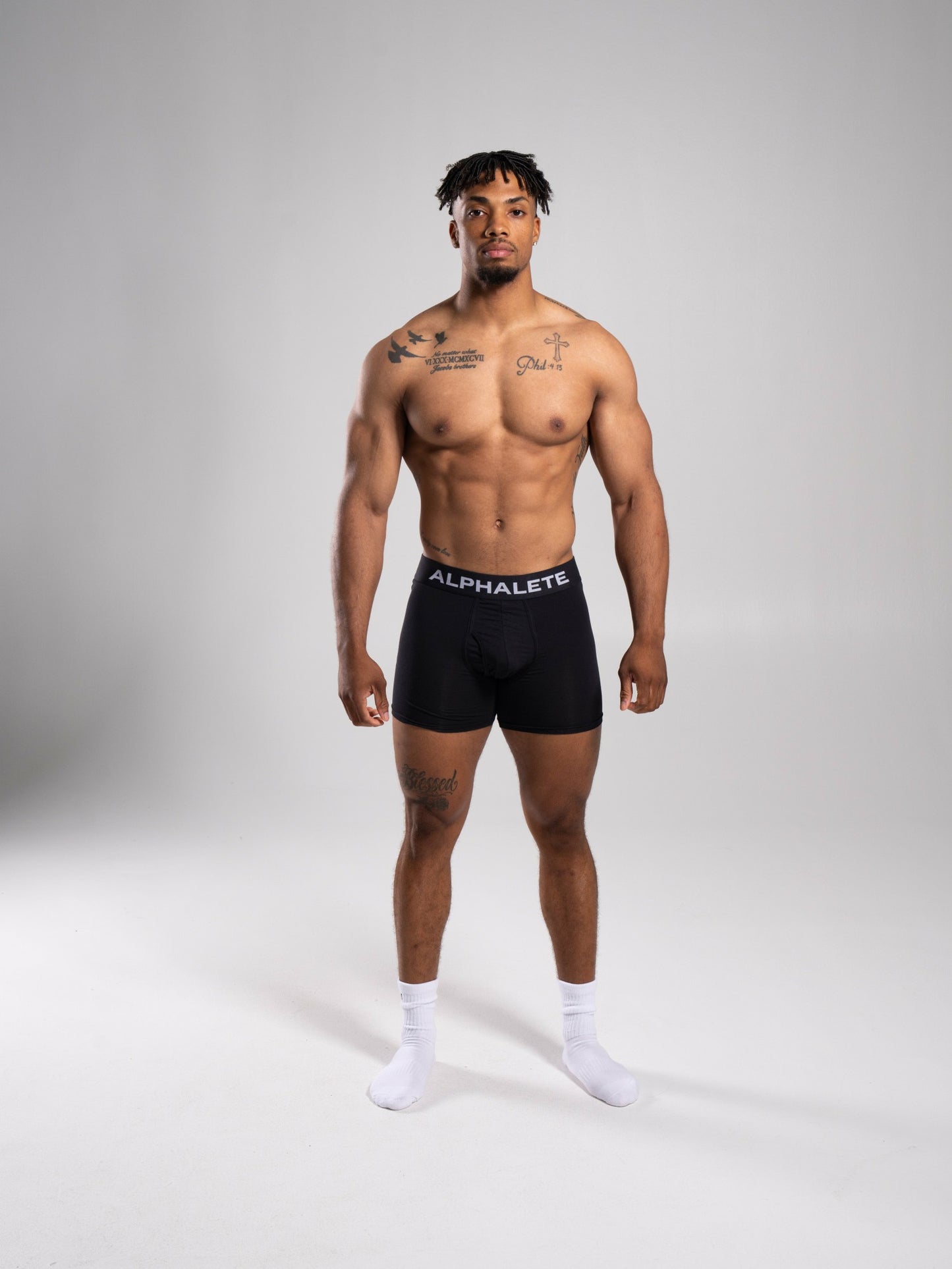 Core Boxer Brief 3pk - Black - Men Workout Clothes | Alphalete