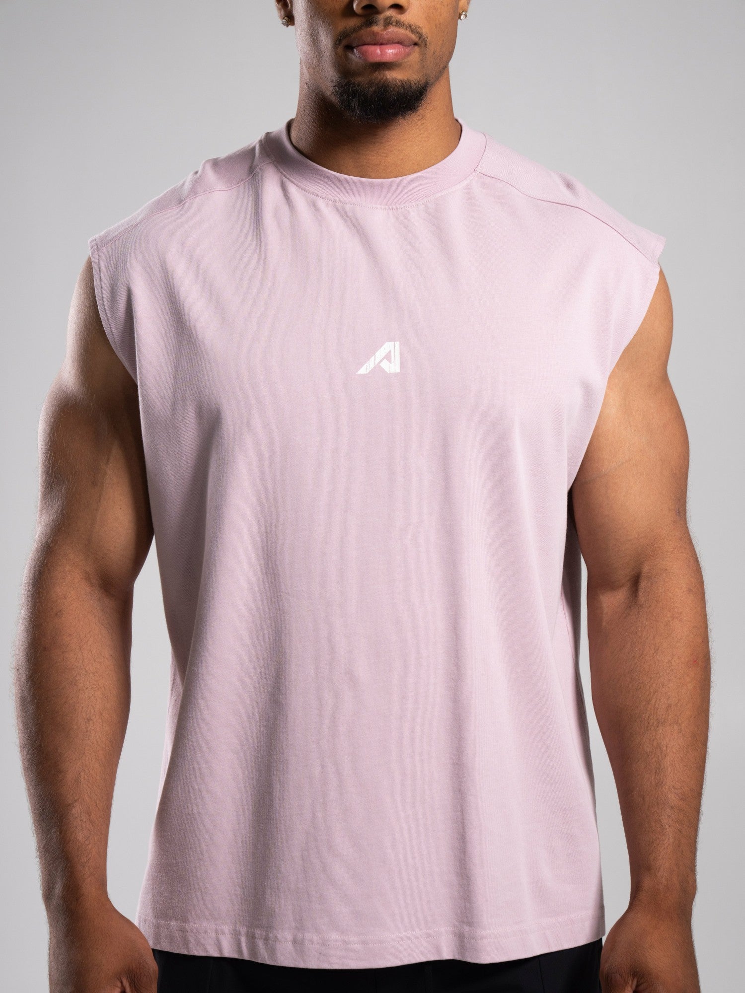 Stone Wash Alpha Tank - Rosewood - Mens Workout Tee | Alphalete