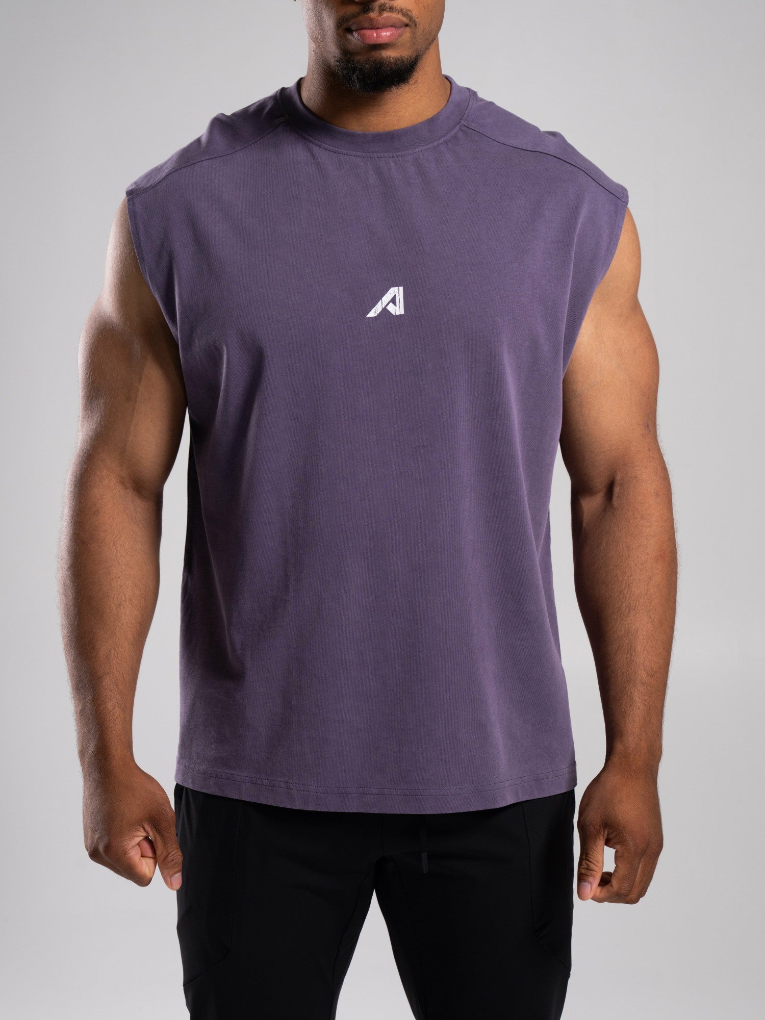Stone Wash Alpha Tank - Shade - Mens Workout Tee | Alphalete