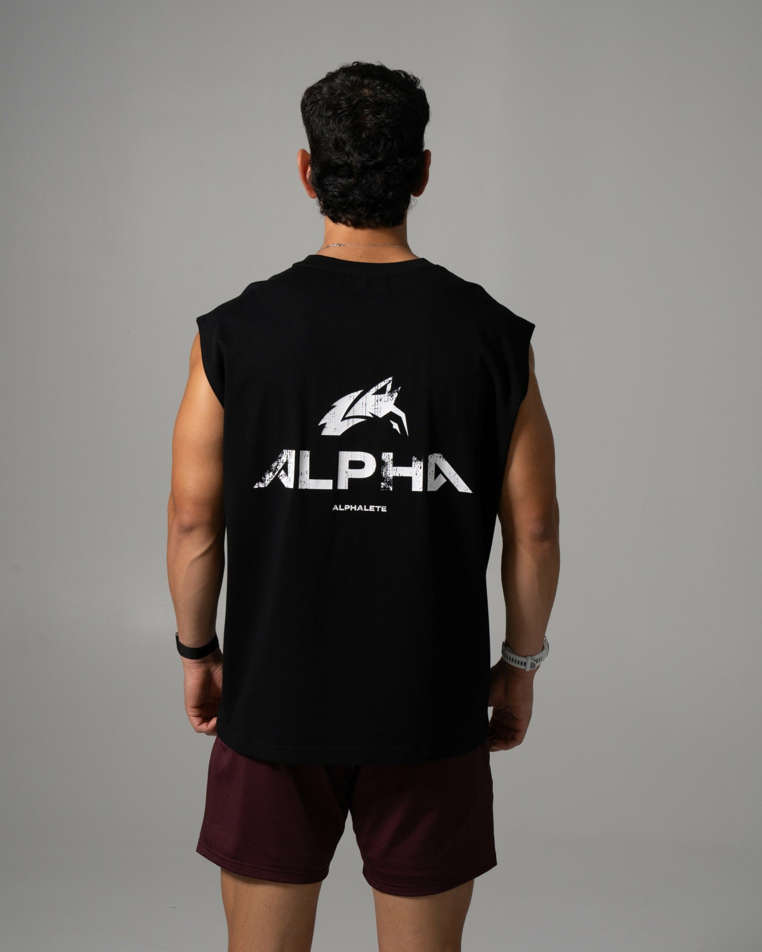 Alpha Tank - Black - Mens Workout Tee | Alphalete
