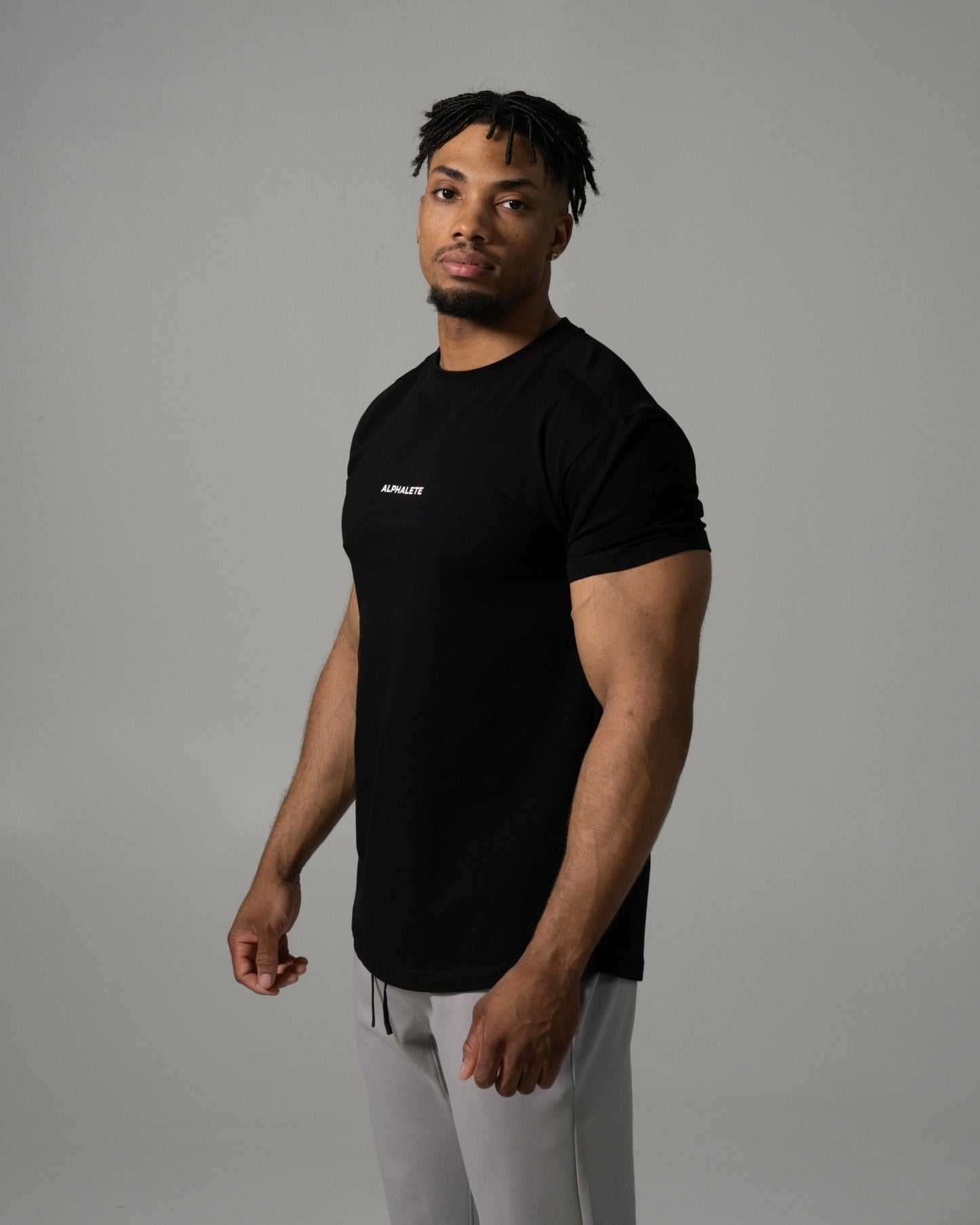 Precision Tee - Black - Mens Workout Tee | Alphalete