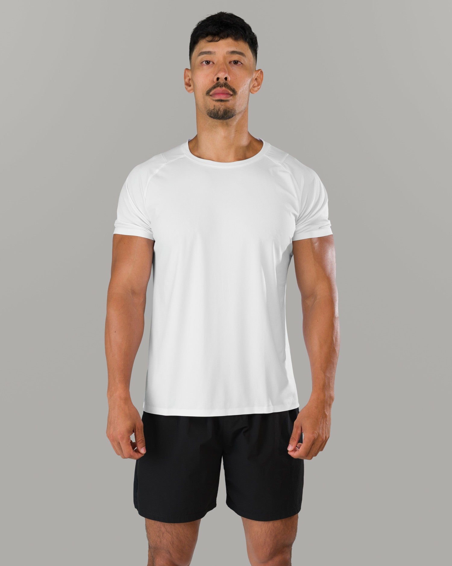 Proflex Tee - White - Mens Workout Tee | Alphalete