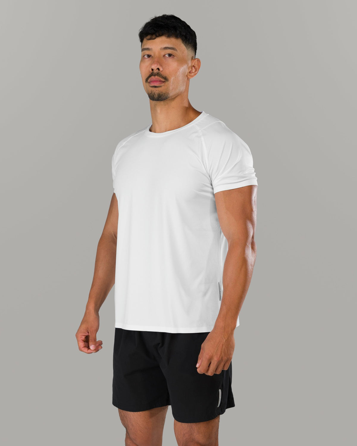 Proflex Tee - White - Mens Workout Tee | Alphalete